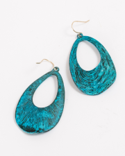 【Pukana2026春夏】ターコイズドロップピアス【５点までメール便配送OK！送料250円】