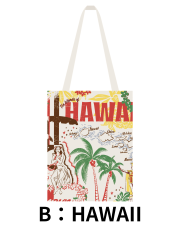 【Pukana2026春夏】World Vintage A４トートバッグ　2603【１点までメール便配送OK！送料250円】/B：HAWAII