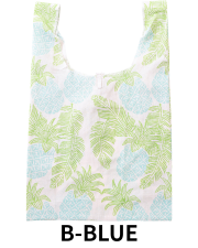 【Pukana2026春夏】HAWAIIAN ECO BAG　2604【４点までメール便配送OK！送料250円】/B-BLUE