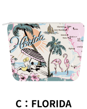 【Pukana2026春夏】World Vintage ポーチ　2605【１点までメール便配送OK！送料250円】/C：FLORIDA