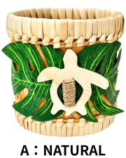 【Pukana2026春夏】バスケット ラウンド　ホヌ/A：NATURAL