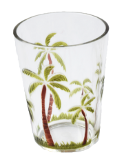 【Pukana2026春夏】ヤシ柄アクリルタンブラー