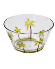 【Pukana2026春夏】ヤシ柄アクリルボウル