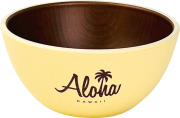 【Pukana2026春夏】ALOHA 木目シリアルボウル/A：YELLOW