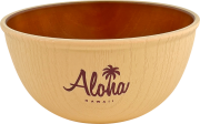【Pukana2026春夏】ALOHA 木目丼ぶり/A：YELLOW