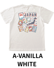 【Pukana2026秋冬】World Vintage TシャツJAPAN　2628【２点までメール便配送OK！送料250円】【受注生産】/A-VANILLA WHITE