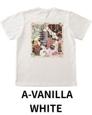 【Pukana2026秋冬】World Vintage TシャツKYOTO　2632【２点までメール便配送OK！送料250円】【受注生産】/A-VANILLA WHITE