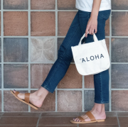 ALOHA MINI BAG【１点までメール便配送OK！送料250円】/ホワイト