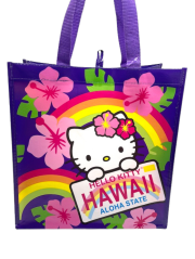 【ハワイ直輸入!!】【ABC STORES Hawaii】HELLO KITTYコラボトートバッグ<Hibiscus>【１点までメール便配送OK！送料250円】
