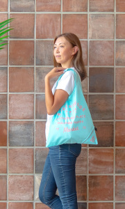 【⭐︎入手困難・匿名配送！】海外限定☆エコバッグ★　Aloha Blue hi bags | ハワイ限定エコバッグ - スタイリッシュで環境に