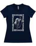 【ハワイ直輸入!!】【88Tees】　Rectangle YaYa Tシャツ　NAVY Ladies Mサイズ【１点までメール便配送OK！送料250円】