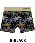 BUSHINボクサーパンツ　California Style　YASHI【２点までメール便配送OK！送料250円】/B-BLACK