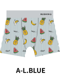 BUSHINボクサーパンツ　California Style　FRUIT【２点までメール便配送OK！送料250円】/A-L.BLUE