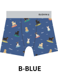 BUSHINボクサーパンツ　California Style　DOG【２点までメール便配送OK！送料250円】/B-BLUE
