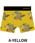 BUSHINボクサーパンツ　California Style　ANTHURIUM【２点までメール便配送OK！送料250円】/A-YELLOW