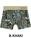 BUSHINボクサーパンツ　California Style　VINTAGE BUS【２点までメール便配送OK！送料250円】/B-KHAKI