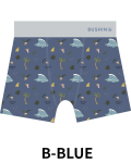 BUSHINボクサーパンツ　California Style　TROPICAL【２点までメール便配送OK！送料250円】/B-BLUE
