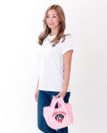 【HALEIWA HAPPY MARKET2026春夏】HHMデイリーミニエコバッグ【３点までメール便配送OK！送料250円】/D：DOG-PINK