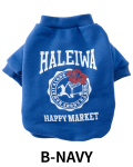 【HALEIWA HAPPY MARKET】【ペットアイテム2025AW】犬用クールネックスウェット　2506【２点までメール便配送OK！送料250円】/B-NAVY
