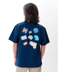 【HALEIWA HAPPY MARKET2026春夏】HHM Tシャツ　2610【２点までメール便配送OK！送料250円】/B-NAVY