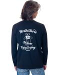 【HALEIWA HAPPY MARKET2026秋冬】HHMロングスリーブ Tシャツ　2617【１点までメール便配送OK！送料250円】【受注生産】/C-BLACK
