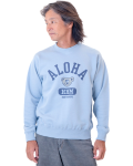 【HALEIWA HAPPY MARKET2026秋冬】HHMクルーネックスウェット（裏毛）　2621【受注生産】/B-ACIDBLUE