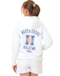 【HALEIWA HAPPY MARKET2026秋冬】HHMジップパーカー(裏起毛)　2622【受注生産】/A-WHITE