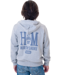 【HALEIWA HAPPY MARKET2026秋冬】HHMジップパーカー(裏毛)　2624【受注生産】/B-HEATHER GRAY
