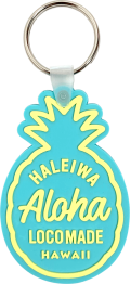 【HALEIWA HAPPY MARKET2026春夏】ラバーキーリング　パイナップル【３点までメール便配送OK！送料250円】/C-SAX