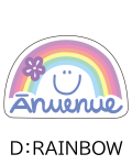 【Pukana2026春夏】【Mililani Mari Nakaneコラボ】ステッカー【５点までメール便配送OK！送料250円】/D：RAINBOW