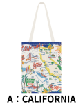 【Pukana2026春夏】World Vintage A４トートバッグ　2603【１点までメール便配送OK！送料250円】/A：CALIFORNIA