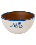 【Pukana2026春夏】ALOHA 木目シリアルボウル/C：IVORYxNAVY