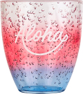バブルアクリルタンブラー【ALOHA】/PINK×BLUE