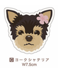 【Pukana2026秋冬】 ALOHAわんちゃんステッカー　2510【１０点までメール便配送OK！送料250円】/C-ヨークシャテリア
