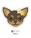 【Pukana2026秋冬】 ALOHAわんちゃんステッカー　2510【１０点までメール便配送OK！送料250円】/F-チワワ