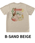 【Pukana2026秋冬】World Vintage TシャツHAWAII　2625【２点までメール便配送OK！送料250円】【受注生産】/B-SAND BEIGE