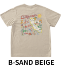【Pukana2026秋冬】World Vintage Tシャツ CALIFORNIA　2626【２点までメール便配送OK！送料250円】【受注生産】/B-SAND BEIGE