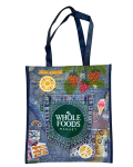 【ハワイ直輸入!!】【WHOLE FOODS MARKET】デニム柄フルーツトートエコバッグ