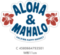 【HALEIWA HAPPY MARKET2026春夏】HHMステッカー2401【１０点までメール便配送OK！送料250円】/C