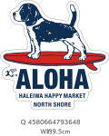 【HALEIWA HAPPY MARKET2026春夏】HHMステッカー2401【１０点までメール便配送OK！送料250円】/Q