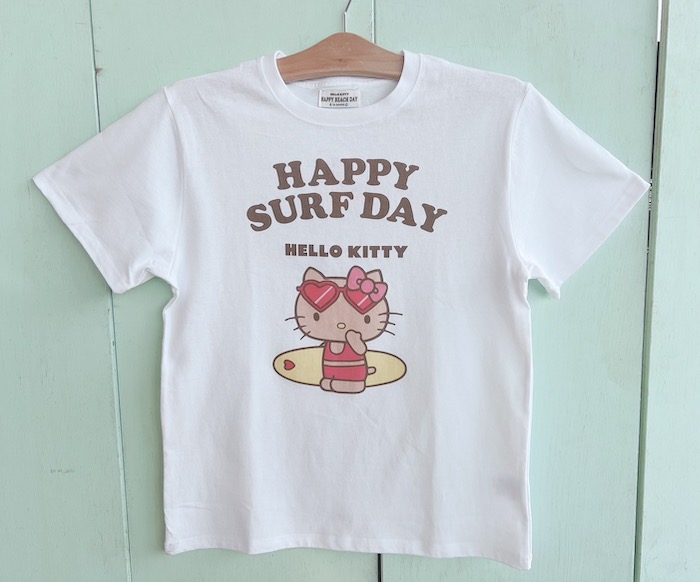 【Hello Kitty】Tシャツ＜SURFBOARD＞