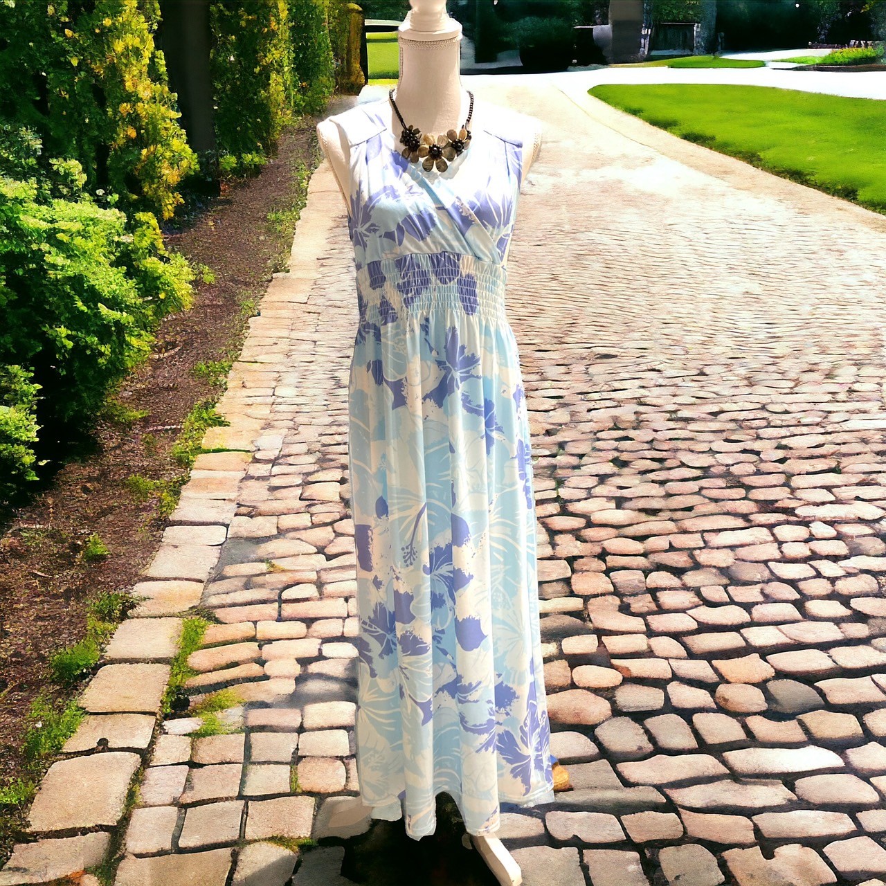 OBプアアロアロノースリーブOP/LBL