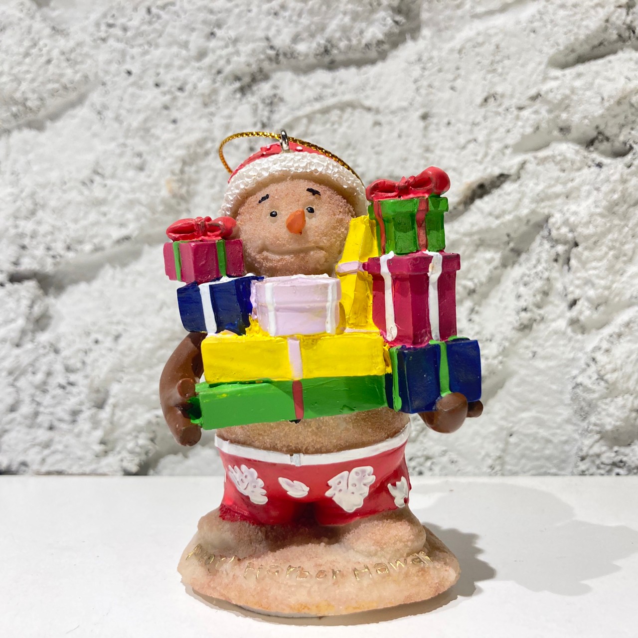 ハワイアンクリスマスオーナメント/プレゼントサンドマン