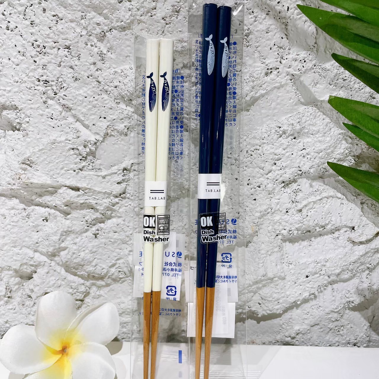 クジラお箸／Wh／Nvy