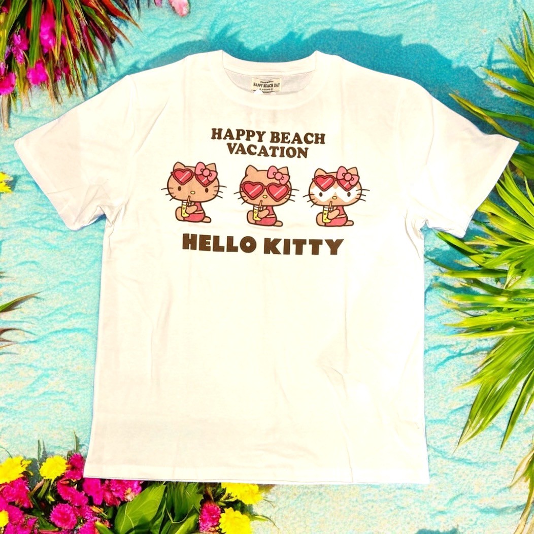 日焼けKITTY TシャツWHジュース/M