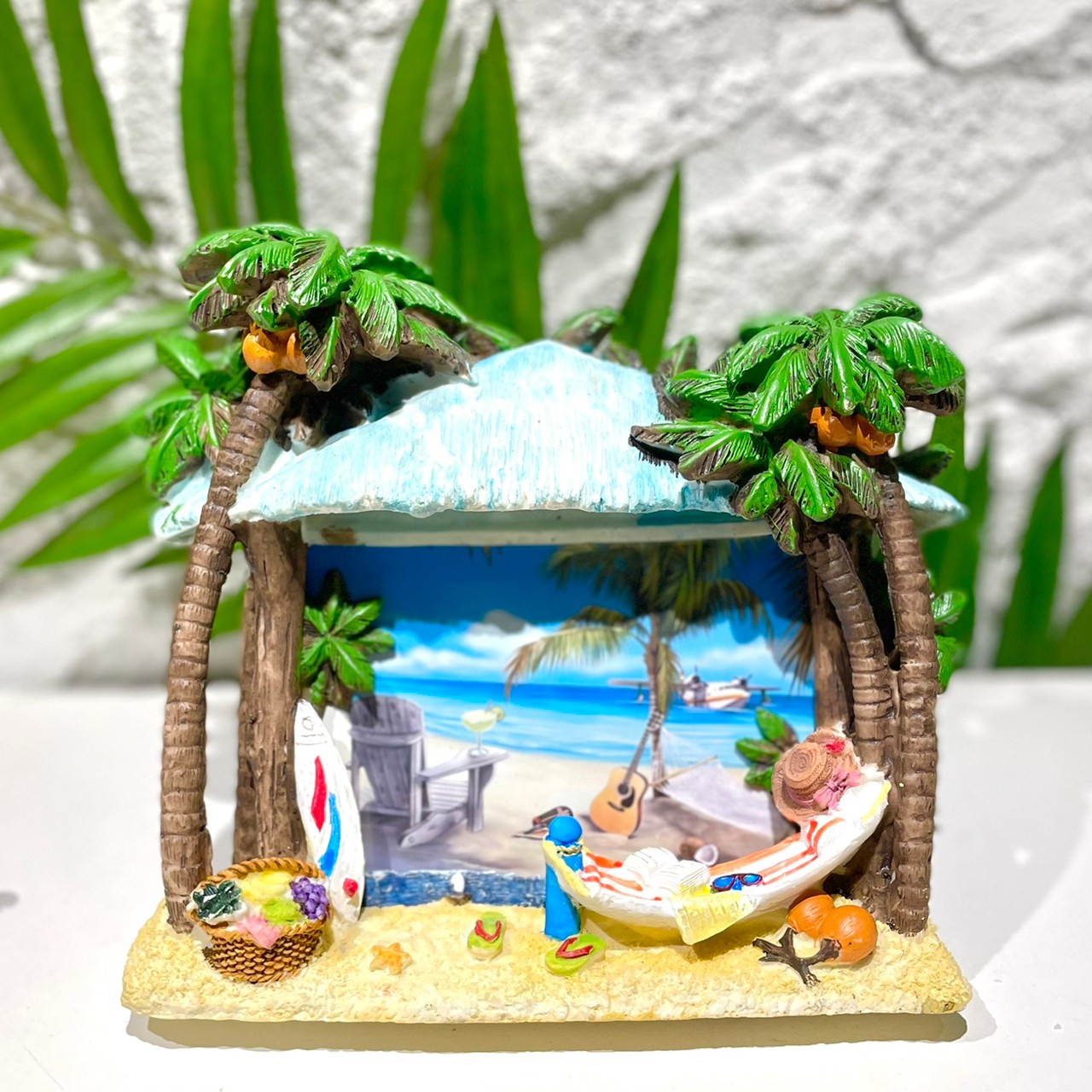 ビーチハウスフォトフレーム【ハワイアン雑貨】