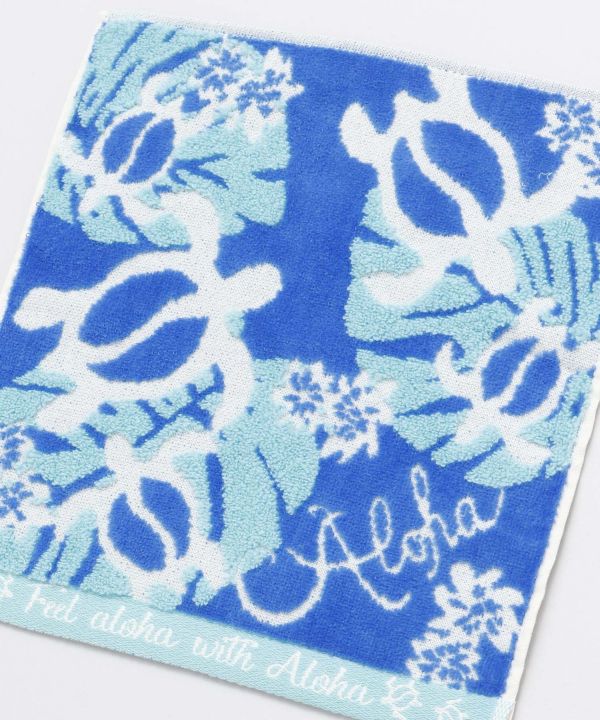 マエマエハンドタオル/HONU【ハワイアン雑貨】