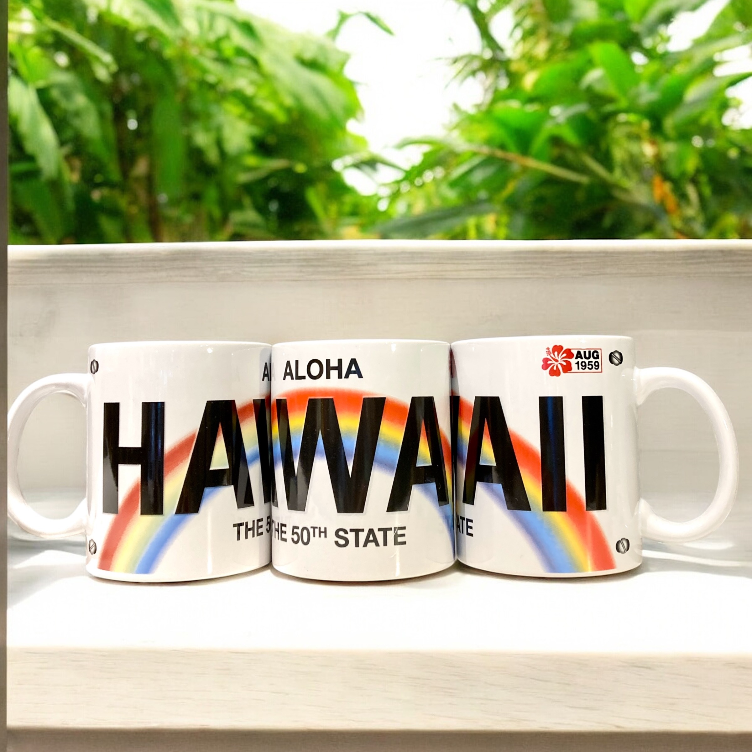 ハワイ直輸入ライセンスプレートマグ