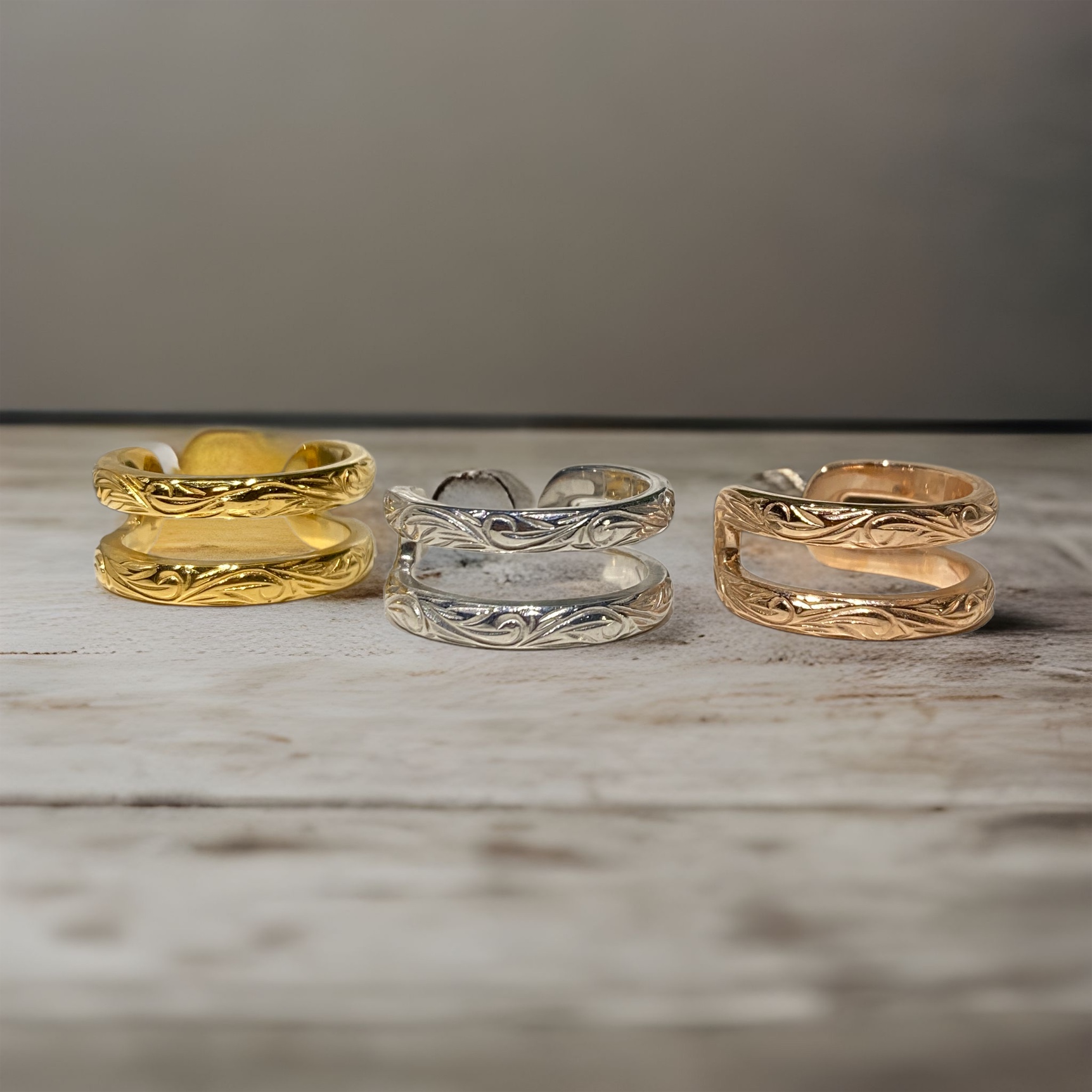 ■スクロールWリング/GLD/SV/PKG