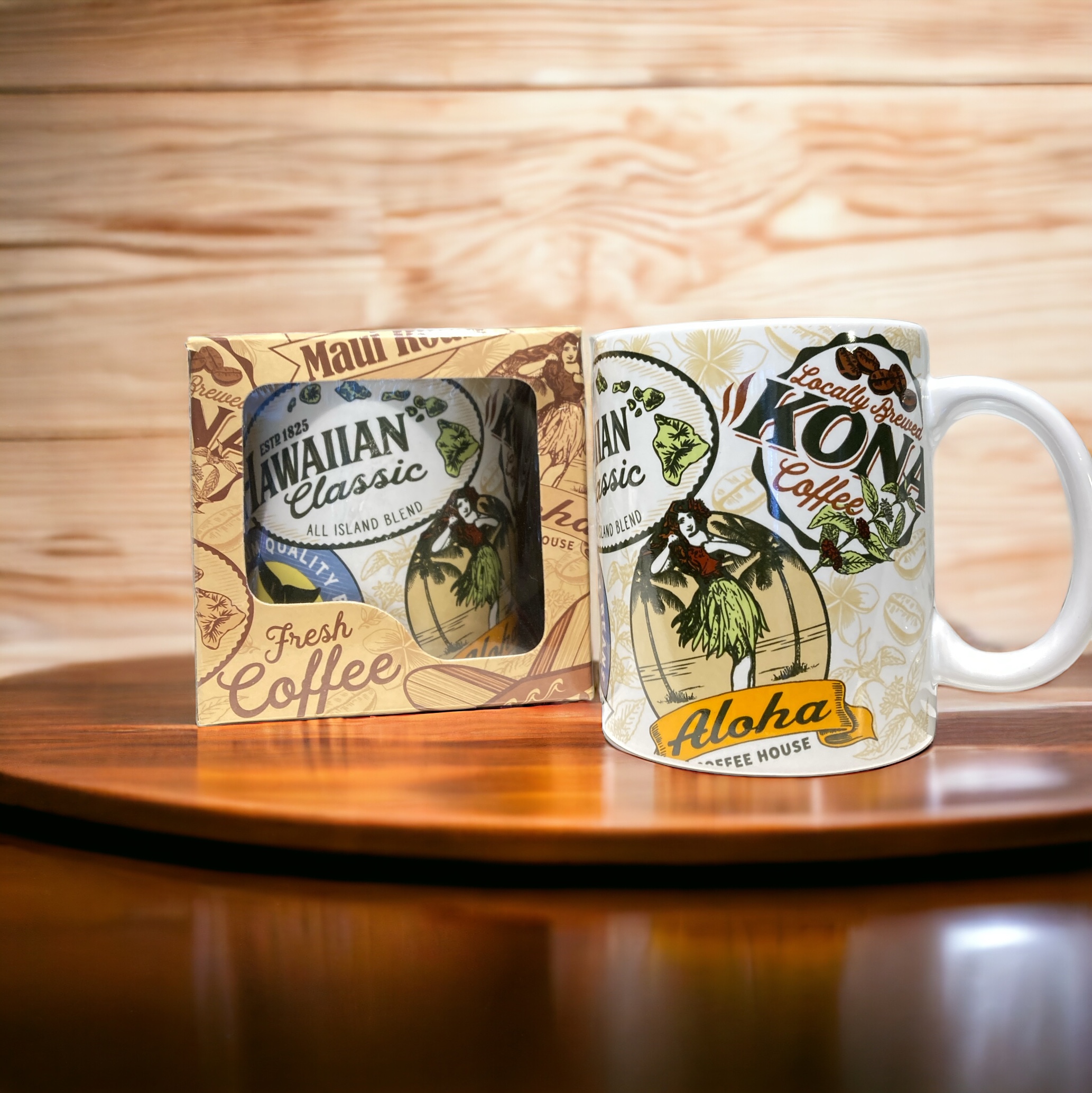 Hawaiiファーマーズマーケットのマグカップ。